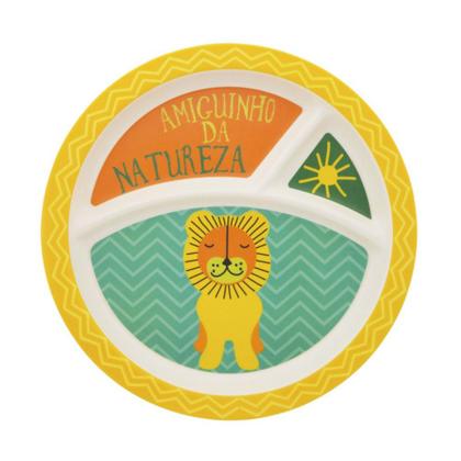 Imagem de Conjunto de Refeição Infantil 5 Peças Leãozinho Oxford