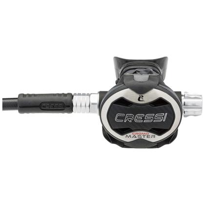 Imagem de Conjunto de Regulador 1º e 2º Estágios para Mergulho Cressi AC25 Master Cromo Yoke