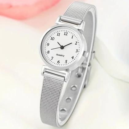 Imagem de Conjunto De Relógio Casual De Moda Feminina Com 7 Peças, Incluindo Colar, Pulseira, Anel E Brincos