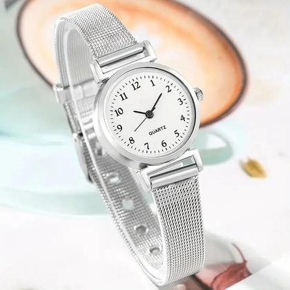 Imagem de Conjunto De Relógio Casual De Moda Feminina Com 7 Peças, Incluindo Colar, Pulseira, Anel E Brincos