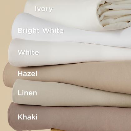 Imagem de Conjunto de roupa de cama Bedsure Capa de edredom King com lençol com elástico, 4 peças