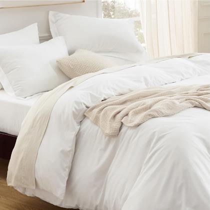 Imagem de Conjunto de roupa de cama, capa de edredom Bedsure Queen com lençol com elástico, 6 peças