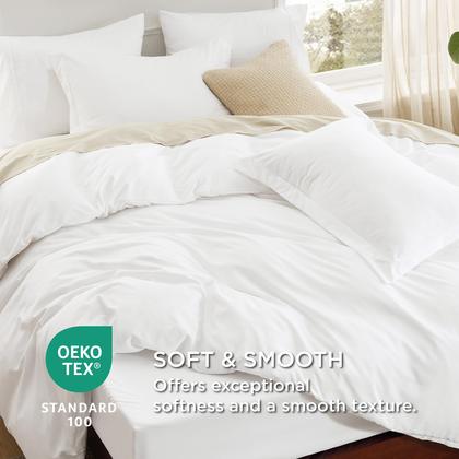 Imagem de Conjunto de roupa de cama, capa de edredom Bedsure Queen com lençol com elástico, 6 peças