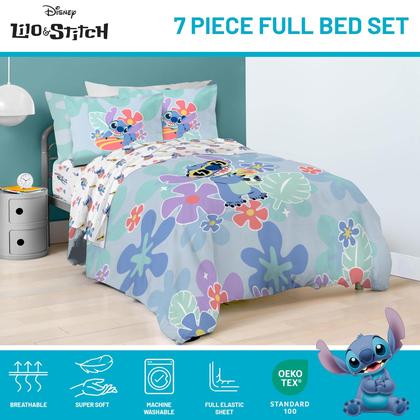 Imagem de Conjunto de roupa de cama Jay Franco Disney Lilo and Stitch em tamanho real