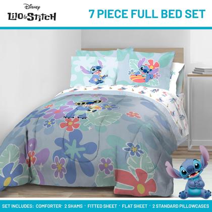 Imagem de Conjunto de roupa de cama Jay Franco Disney Lilo and Stitch em tamanho real