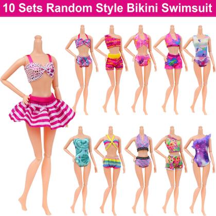 Imagem de Conjunto de roupas de boneca Ecore Fun para boneca de 11,5 polegadas com 35 peças