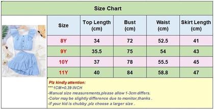 Imagem de Conjunto De Roupas De Verão Para Meninas De 8 a 12 Anos, Blusas De Manga Flutuante Em Cores Sólidas