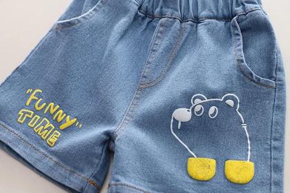 Imagem de Conjunto de Roupas Infantil Verão - Camisetas e Shorts de Algodão com Desenhos Animados