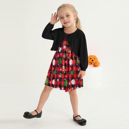 Imagem de Conjunto de roupas Patgoal Baby Girl Dress + Cardigan 18-24M - 5-6Y