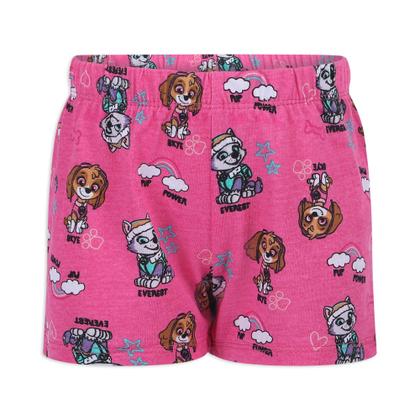 Imagem de Conjunto de roupas Paw Patrol Little Girls 6X com blusa, camiseta e shorts