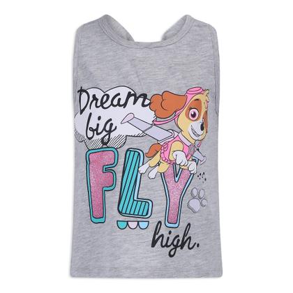 Imagem de Conjunto de roupas Paw Patrol Little Girls 6X com blusa, camiseta e shorts