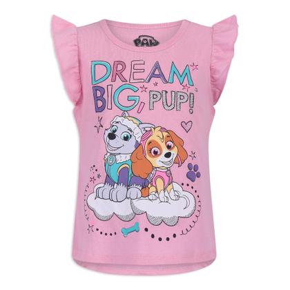 Imagem de Conjunto de roupas Paw Patrol Little Girls 6X com blusa, camiseta e shorts