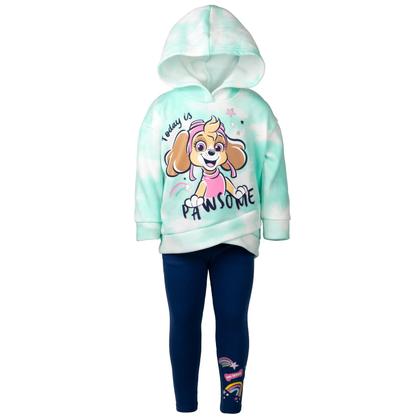 Imagem de Conjunto de roupas Paw Patrol Skye, pulôver com capuz e leggings 4T