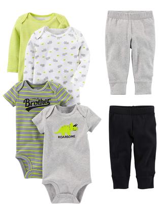 Imagem de Conjunto de roupas Simple Joys by Carter's Baby Boys 6 peças 24M