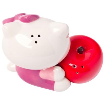 Imagem de Conjunto de saleiro e pimenteiro Silver Buffalo Hello Kitty