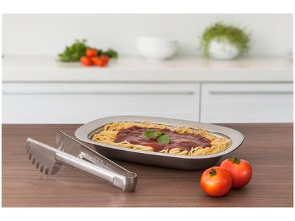 Imagem de Conjunto de Servir Massa Brinox Inox 2 Peças
