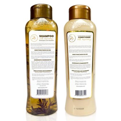 Imagem de Conjunto de shampoo e condicionador Anyeluz Rosemary com ácido hialurônico