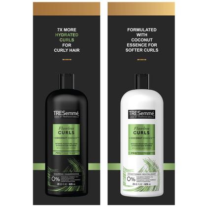 Imagem de Conjunto de shampoo e condicionador TRESemmé Flawless Curls 800mL
