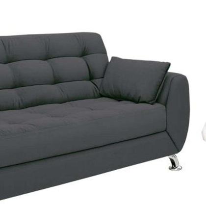 Conjunto de Sofá 2 e 3 Lugares Larissa II Suede Cinza - Mobly Imagem de Conjunto de Sofá 2 e 3 Lugares Larissa II Suede Cinza