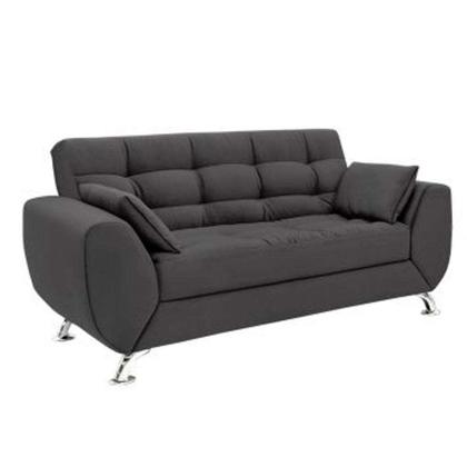 Conjunto de Sofá 2 e 3 Lugares Larissa II Suede Cinza - Mobly Imagem de Conjunto de Sofá 2 e 3 Lugares Larissa II Suede Cinza