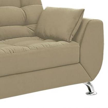 Imagem de Conjunto de Sofá 2 e 3 Lugares Larissa Suede Bege
