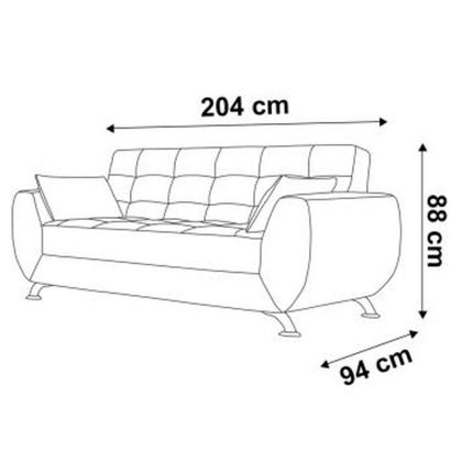 Conjunto de Sofá 2 e 3 Lugares Larissa Suede Bege - Mobly Imagem de Conjunto de Sofá 2 e 3 Lugares Larissa Suede Bege