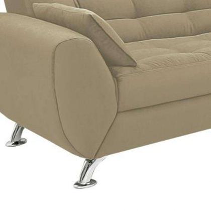 Conjunto de Sofá 2 e 3 Lugares Larissa Suede Bege - Mobly Imagem de Conjunto de Sofá 2 e 3 Lugares Larissa Suede Bege