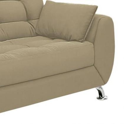 Imagem de Conjunto de Sofá 2 e 3 Lugares Larissa Suede Bege