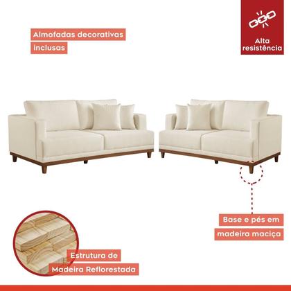 Conjunto de Sofá 2 e 3 Lugares M175 - Estofados Martins Imagem de Conjunto de Sofá 2 e 3 Lugares M175