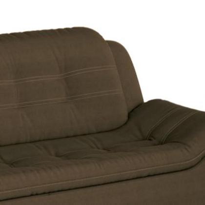 Imagem de Conjunto de Sofá 2 e 3 Lugares New Passion Suede Café