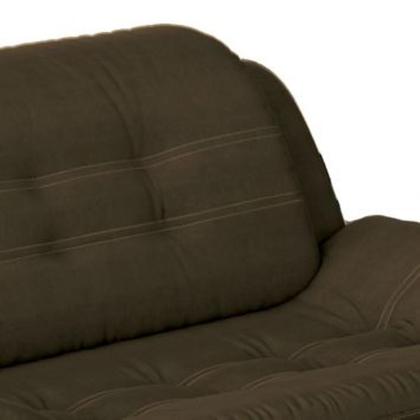 Imagem de Conjunto de Sofá 2 e 3 Lugares New Passion Suede Café