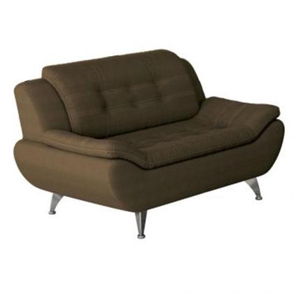Imagem de Conjunto de Sofá 2 e 3 Lugares New Passion Suede Café