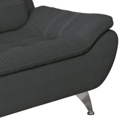 Imagem de Conjunto de Sofá 2 e 3 Lugares New Passion Suede Cinza
