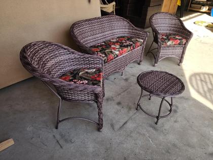 Imagem de Conjunto de sofa e poltronas area externa