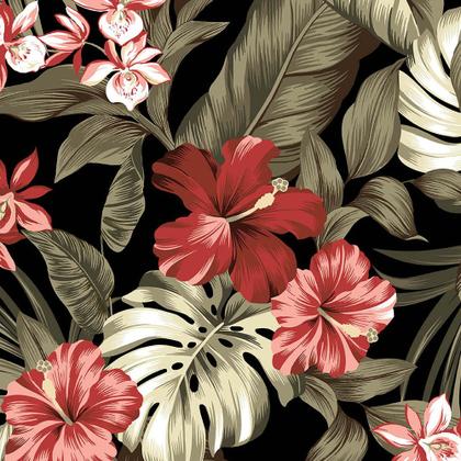 Imagem de Conjunto de Sofá Fibra Sintética 19 - 1 Sofá 2 L + 2 Poltronas + 1 Mesa Centro - Tecido Maui Preto