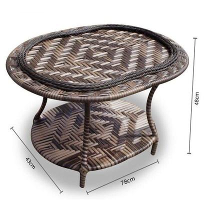 Imagem de Conjunto de Sofá Fibra Sintética Marco - 1 Sofá 2 L + 2 Poltronas + 1 Mesa Centro - Gamboa Bege