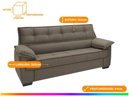 Imagem de Conjunto de Sofás 2 e 3 Lugares Lisboa Linoforte