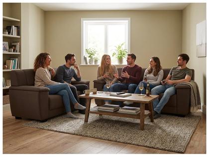 Imagem de Conjunto de Sofás 2 e 3 Lugares Milão Besthouse
