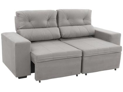 Imagem de Conjunto de Sofás 2 e 3 Lugares Retrátil e