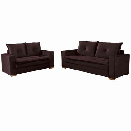 Imagem de Conjunto de Sofás de 02 e 03 lugares Unique - Tudo de Móveis