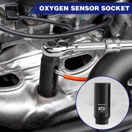 Imagem de Conjunto de soquetes de sensor de oxigênio O2 WORKPRO 7PCS para automóveis