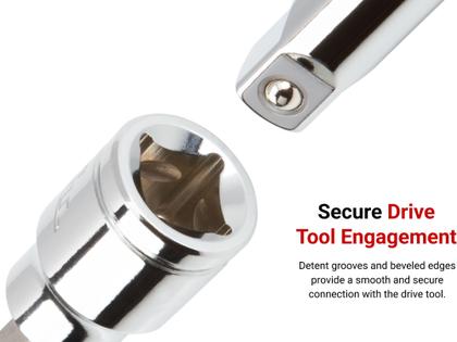 Imagem de Conjunto de soquetes Torx Bit TEKTON 3/8" Drive de 12 peças (T10-T60)