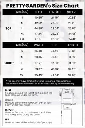 Imagem de Conjunto de Suéter e Saia Midi Listrada Bege PRETTYGARDEN - Moda Feminina