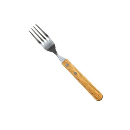 Imagem de Conjunto de Talheres Churrasco Jumbo 6 Peças Garfo Faca Wooden Fratelli