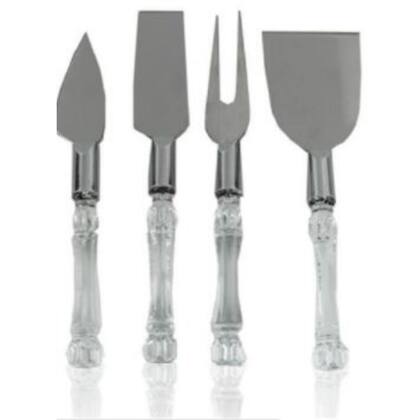 Imagem de Conjunto de Talheres em Inox Para Queijo 4 Unidades