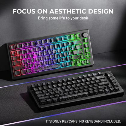 Conjunto de teclas Keycaps HITIME x XVX Spider Web 118 para