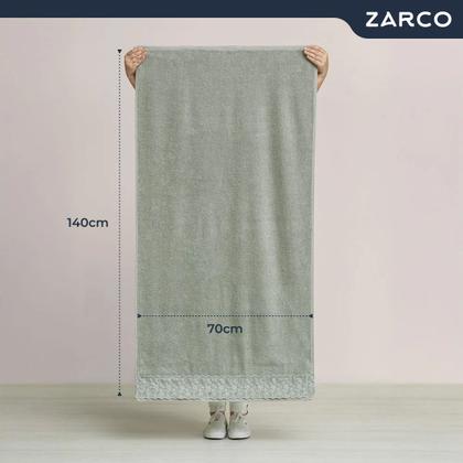 Imagem de Conjunto De Toalhas Com Bordado 5 Peças Banho Rosto e Piso 100% Algodão 500g/m² Unika e Softmax Antônia Banho Karsten