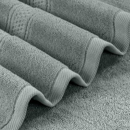 Imagem de Conjunto de toalhas de banho Utopia Towels 100% algodão fiado em anel, 600 g/m2, pacote com 4