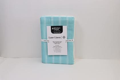 Imagem de Conjunto de toalhas de cozinha LANE LINEN, pacote de 4 algodão, 45x70cm, Aqua