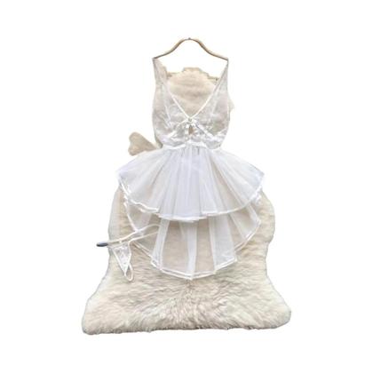 Imagem de Conjunto De Top Cropped Sem Mangas Com Babados Rosa E Saia Mini Em 2 Peças, Conjunto Casual De